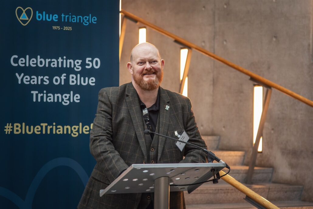 Blue Triangle 50